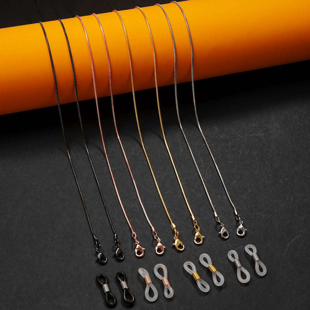 Sleek Metal Eyewear Chain Bowlift