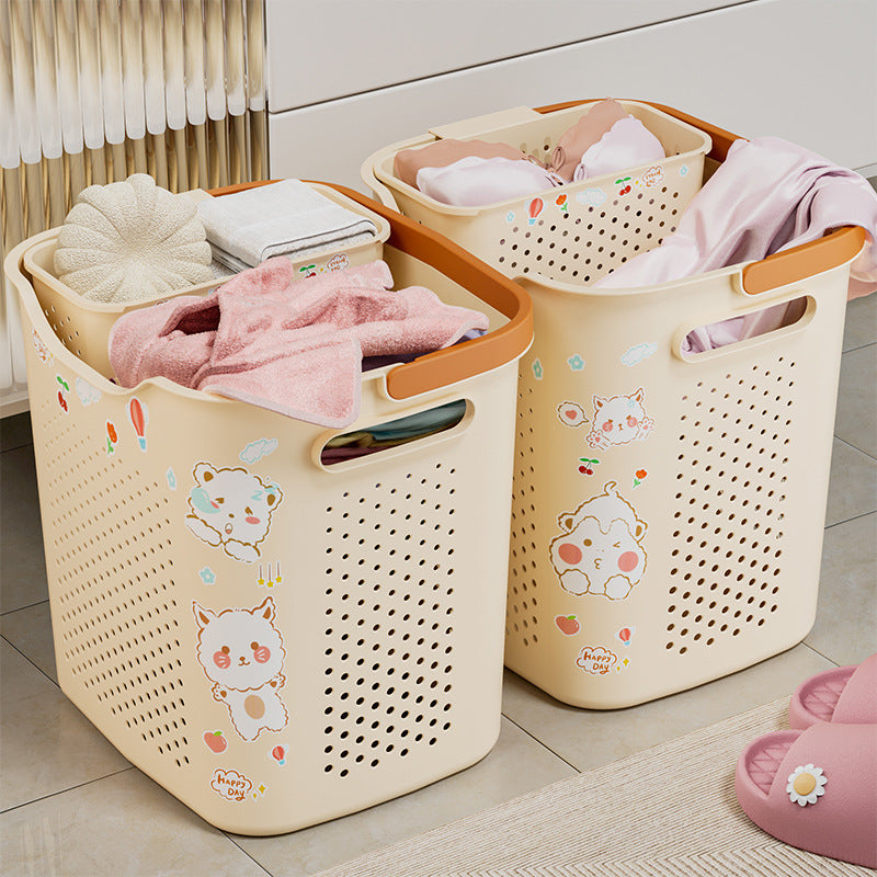 Cute Animal-Themed Laundry Basket Bowlift