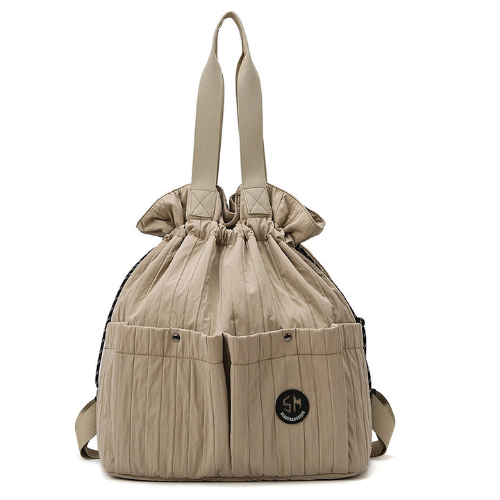 Leisure Tote Bag with Innovative Compartment Design Bowlift