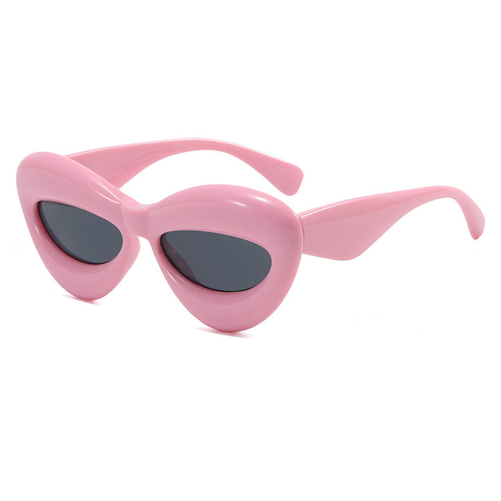 Women's creative designer cat-eye style sunglasses Bowlift