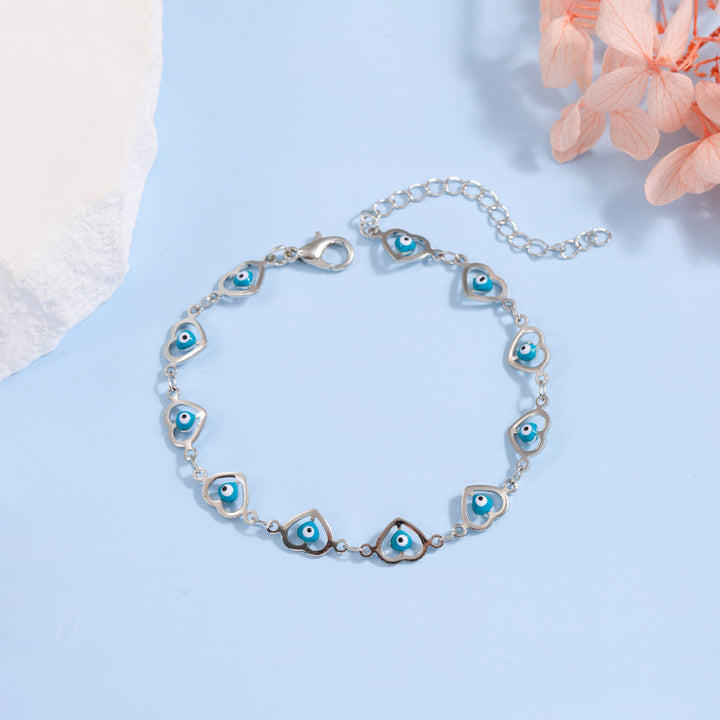 Heart-Shaped Beaded Bracelet Bowlift