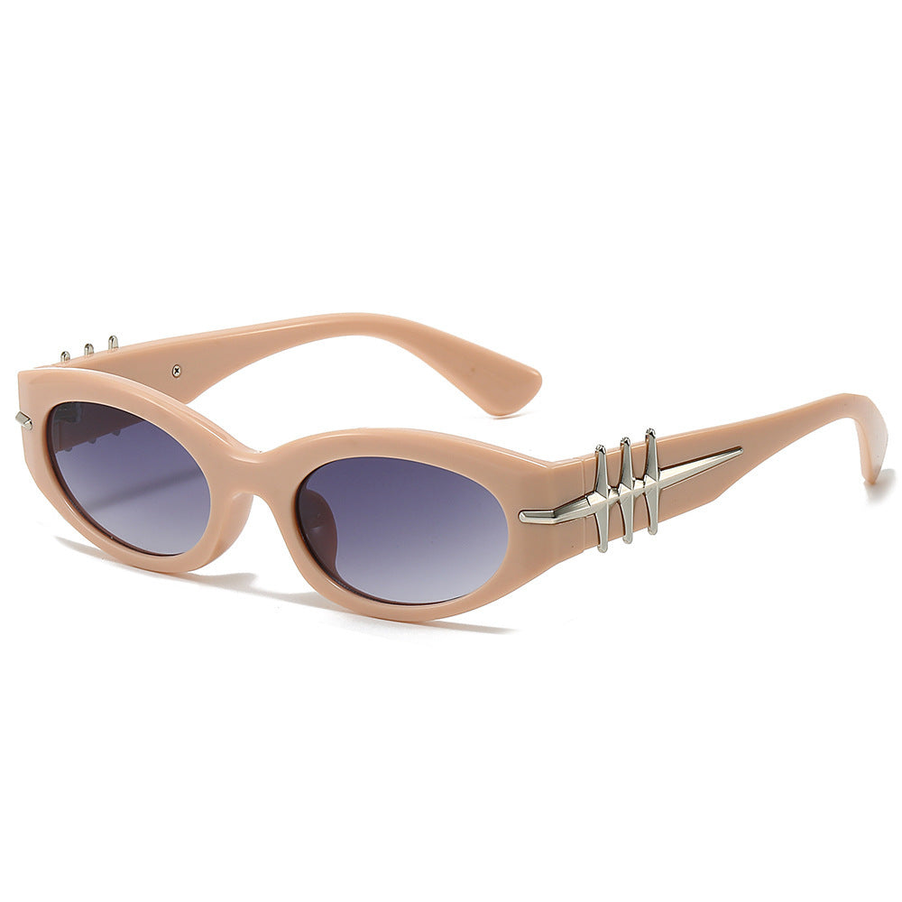 Stylish Elegant Oval Frame Sunglasses Bowlift