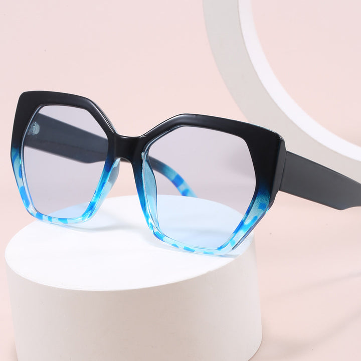Women oversized geometric sunglasses Bowlift