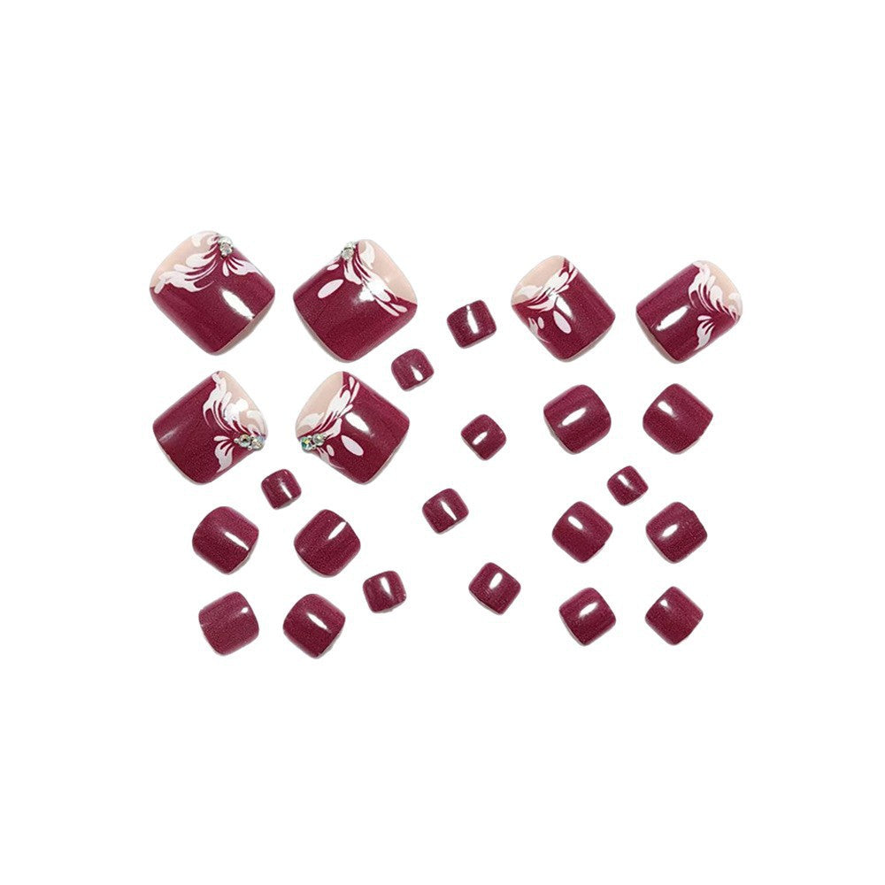 Elegant toenail art Bowlift