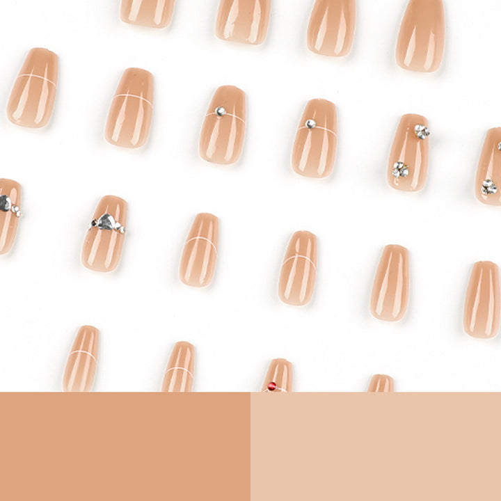 Glamorous nail art with rhinestone embellishment Bowlift