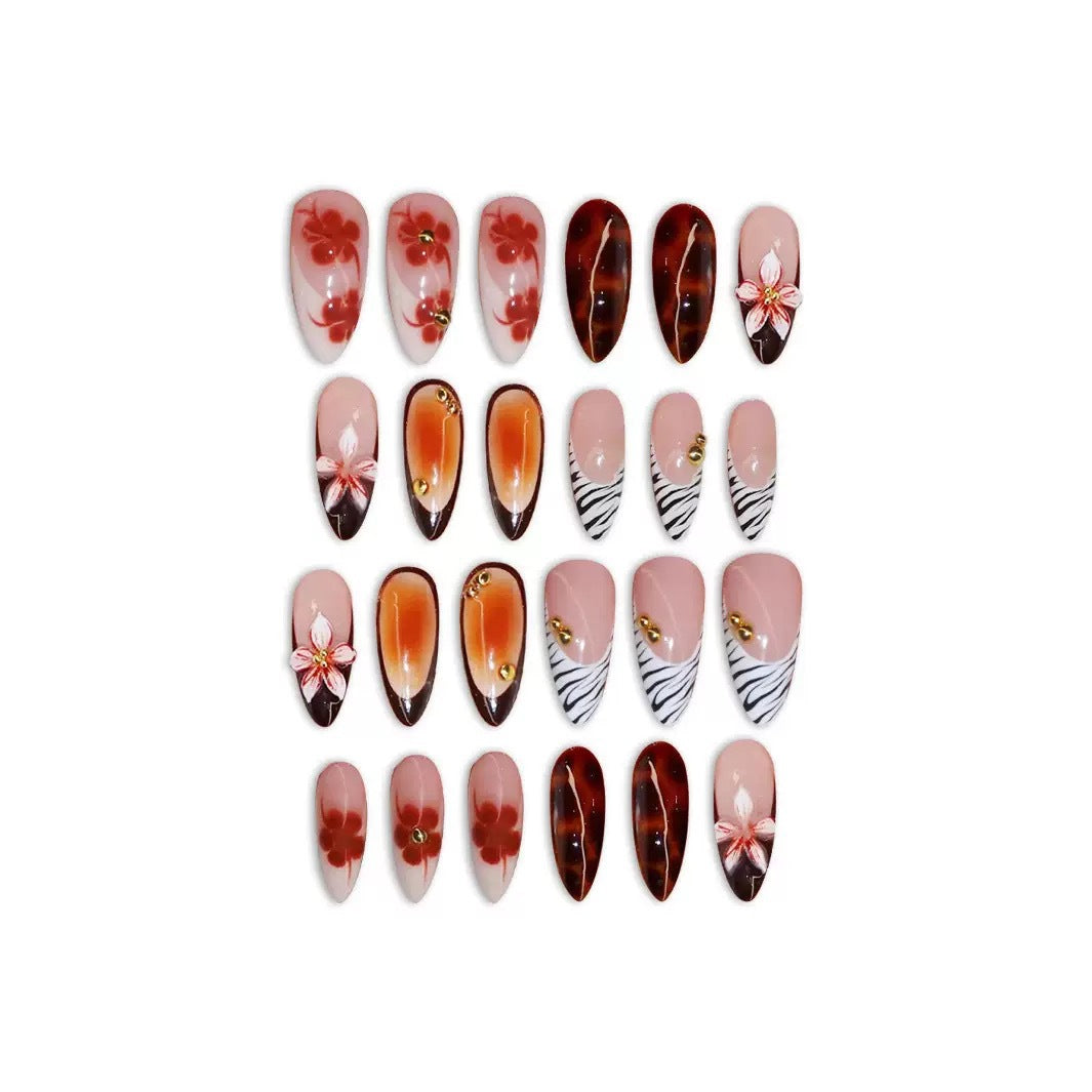 Artistic Floral Nail Enhancement Kit Bowlift