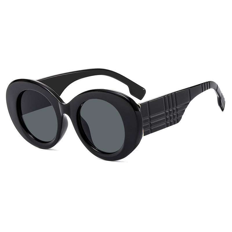 Women's extravagant sunglasses with creative frame design and protective UV filter Bowlift