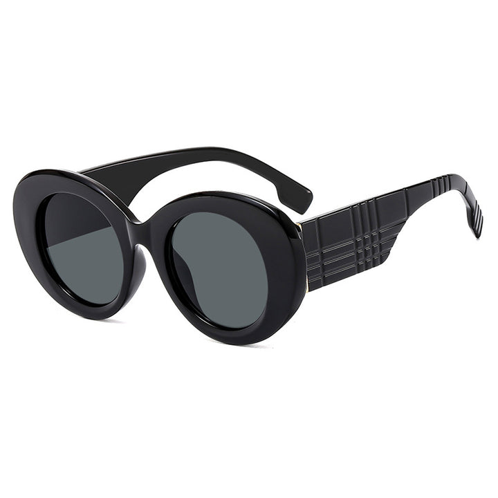 Women's extravagant sunglasses with creative frame design and protective UV filter Bowlift