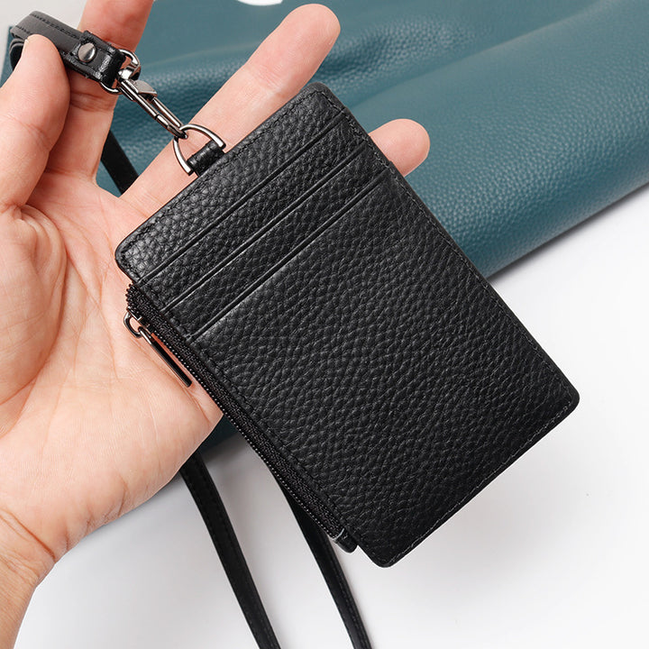 Leather ID and Card Holder Bowlift