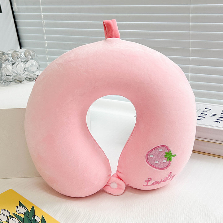 Women's Neck Pillow with Fun Alien Design Bowlift