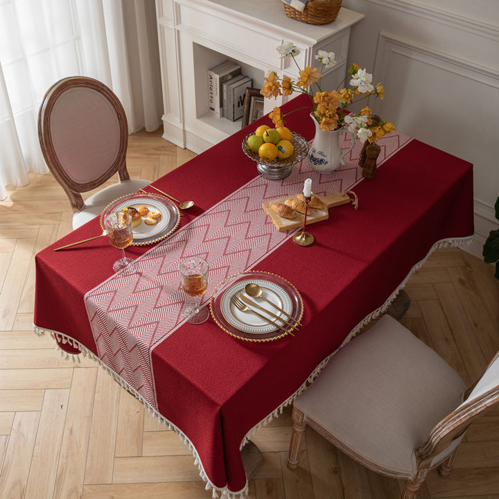 Decorative Geometric Tablecloth