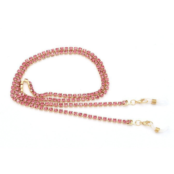 Sparkling Rhinestone Eyewear Chain Bowlift