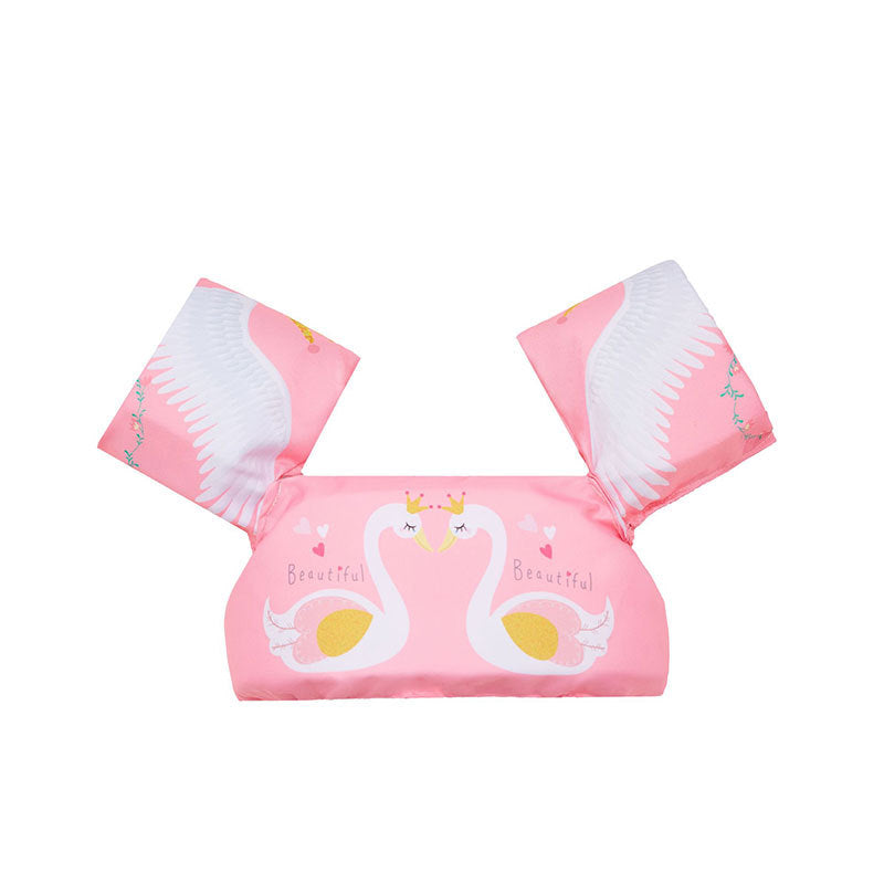 Women's Inflatable Swimming Aid with Colorful Flamingo Design Bowlift