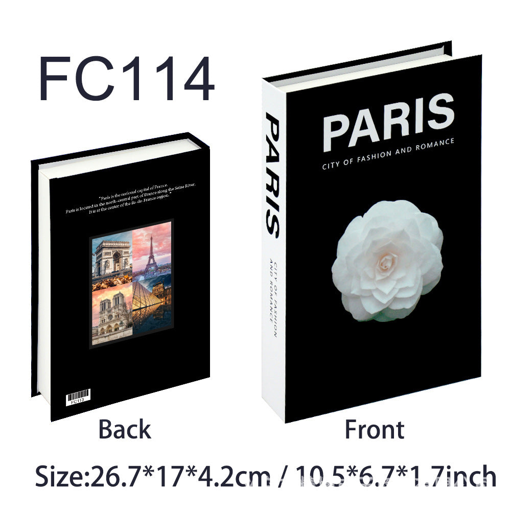 Decorative Hardcover Hidden Storage Book Safe Bowlift