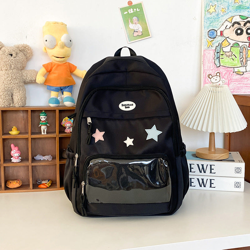 Trendy Star-Appliqué Backpack