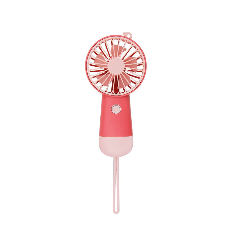 Women's portable handheld fan with ergonomic design and USB charging function Bowlift