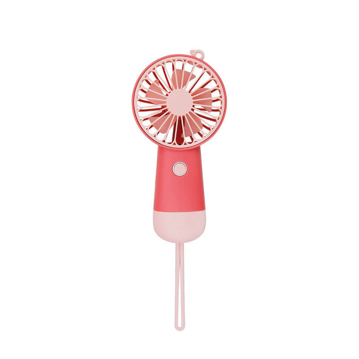 Women's portable handheld fan with ergonomic design and USB charging function Bowlift