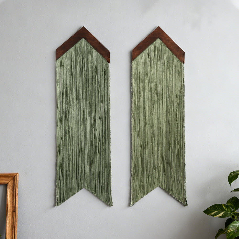 Macrame Wall Decor with Cloud Motif Bowlift