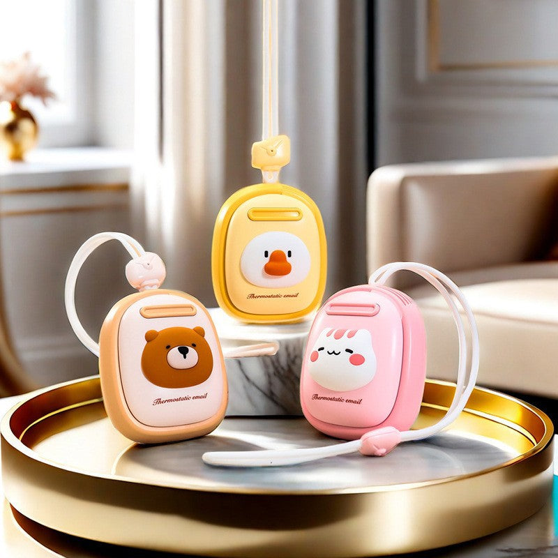 Women Portable Hand Fan with Cute Animal Design Bowlift