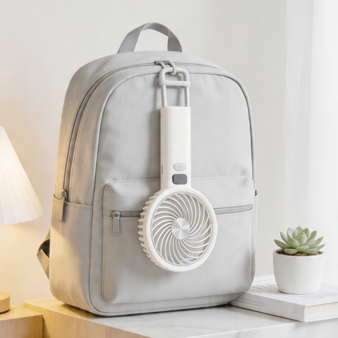 Women's portable table fan with LED display Bowlift