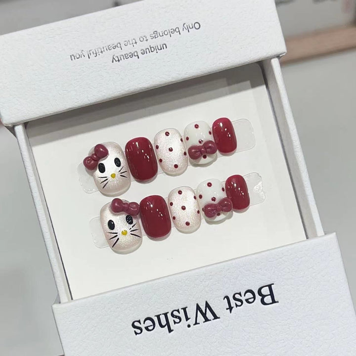 Cartoon Character Themed Nail Art Set Bowlift