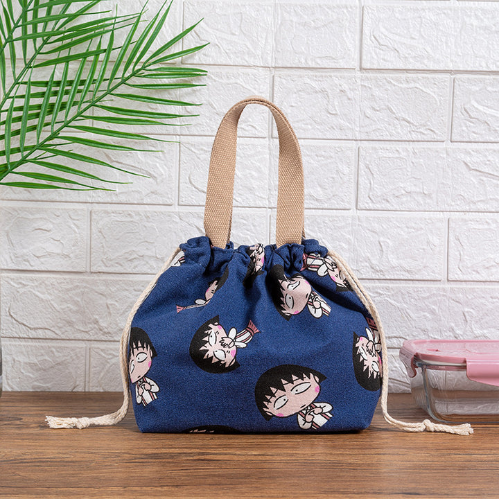 Drawstring Cat-Themed Storage Bag Bowlift