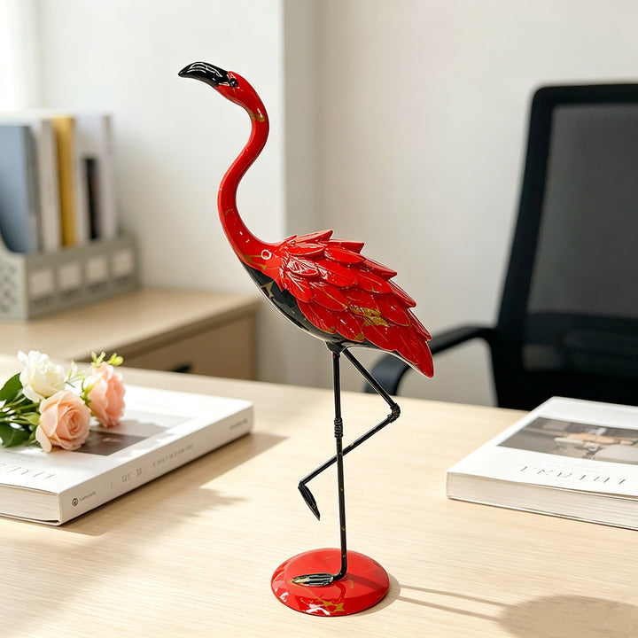 Decorative Flamingo Sculpture Bowlift