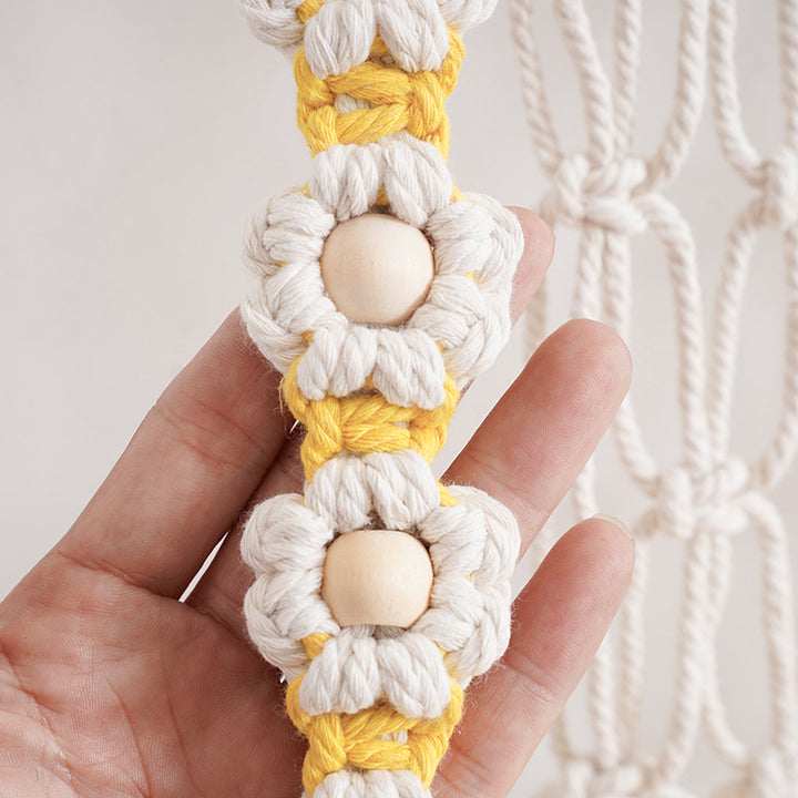Decorative Macramé Swing Shelf Bowlift
