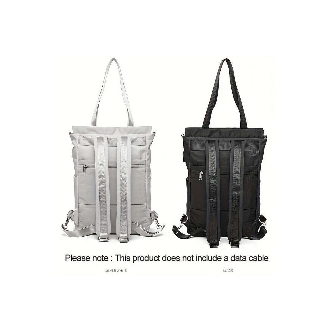 Unisex Multifunctional Backpack with Padded Laptop Compartment and Side Access Bowlift
