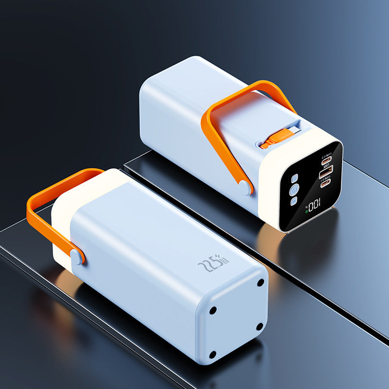Portable power bank with intelligent charging concept and digital capacity display Bowlift