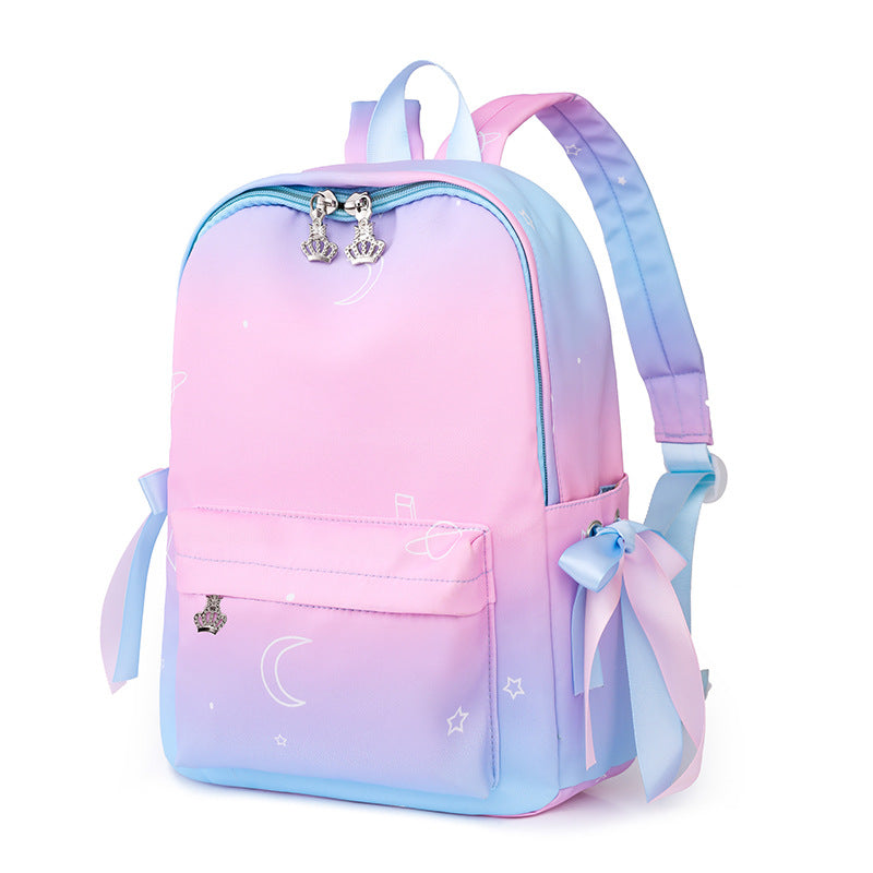 Stylish Galaxy Print Backpack Bowlift