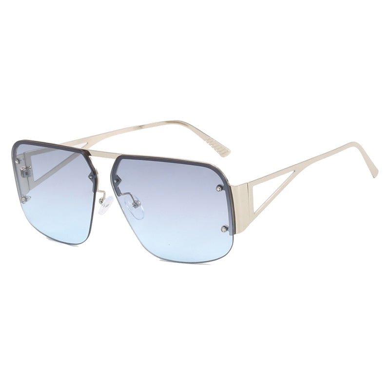 Women's oversized geometric sunglasses with smooth lines and protective UV filter Bowlift