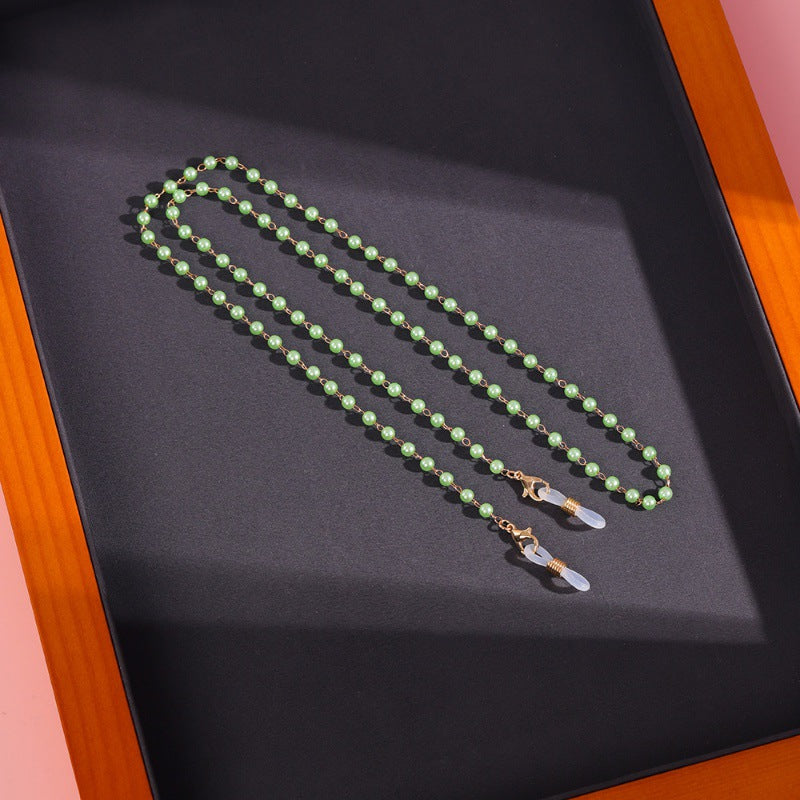 Stylish Beaded Eyewear Chain Bowlift
