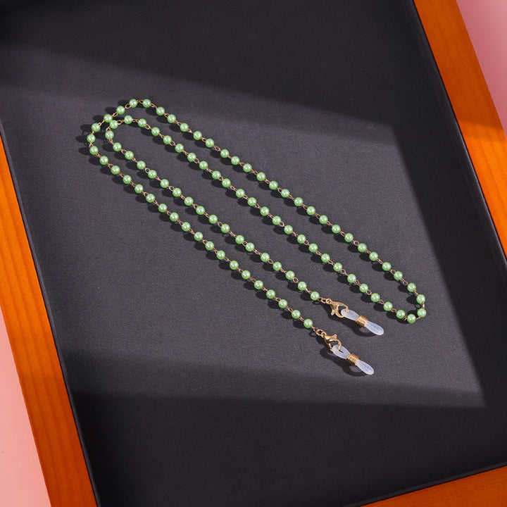 Stylish Beaded Eyewear Chain Bowlift