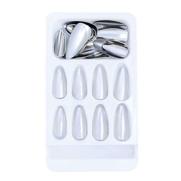 Elegant Mirror Finish Press-On Nail Set Bowlift