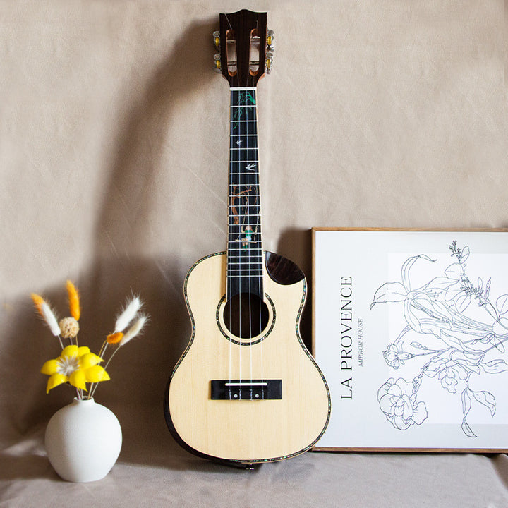 Premium Mahogany Ukulele with Smooth Finish Bowlift