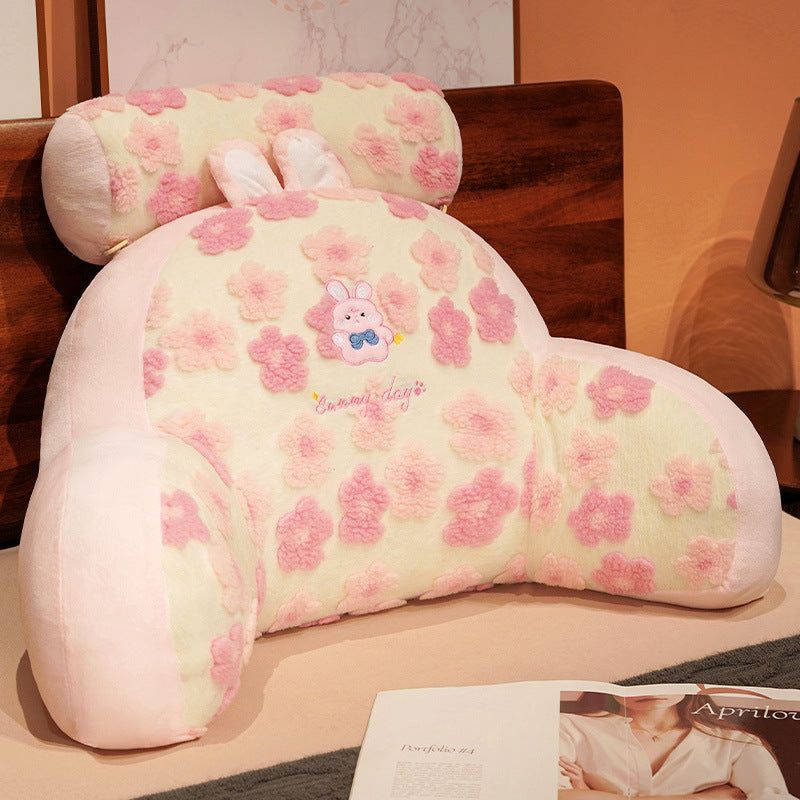 Ergonomic Plush Back Support Cushion Bowlift