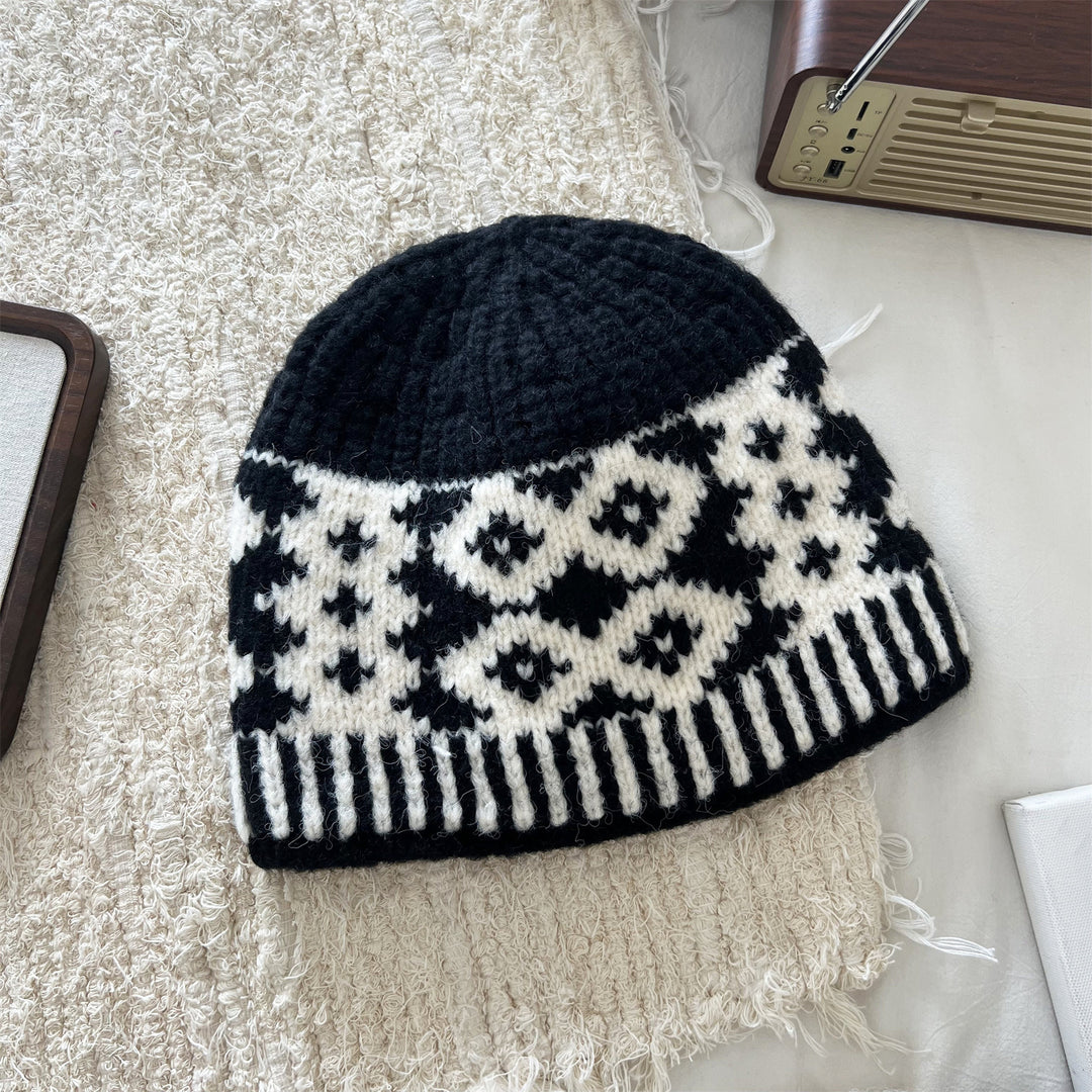 Knit Pattern Beanie