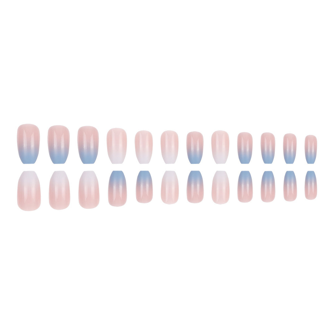 Ombre Long Acrylic Nails Bowlift