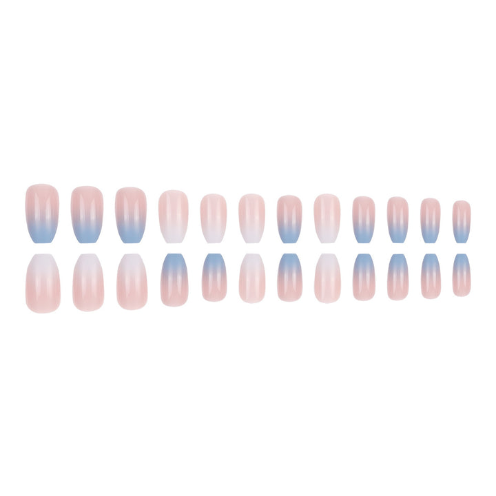 Ombre Long Acrylic Nails Bowlift