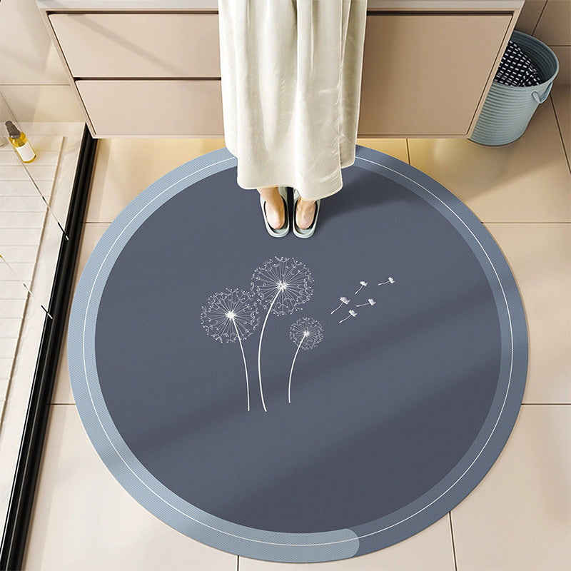 Round Decorative Bath Mat Bowlift