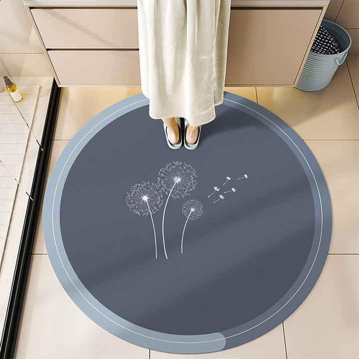Round Decorative Bath Mat Bowlift