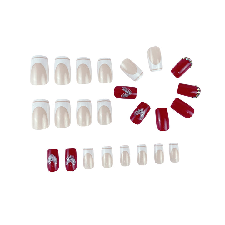 Decorative Heart Nail Art Bowlift