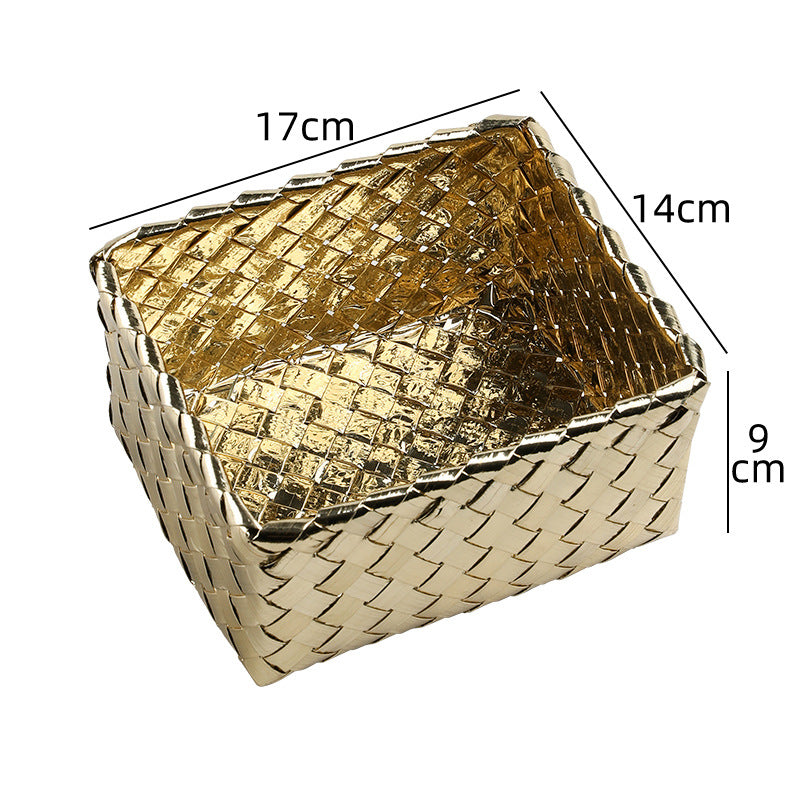 Decorative Woven Storage Box Bowlift