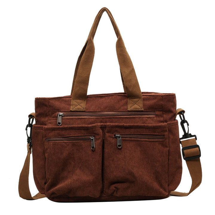Durable shoulder bag with multiple compartments Bowlift