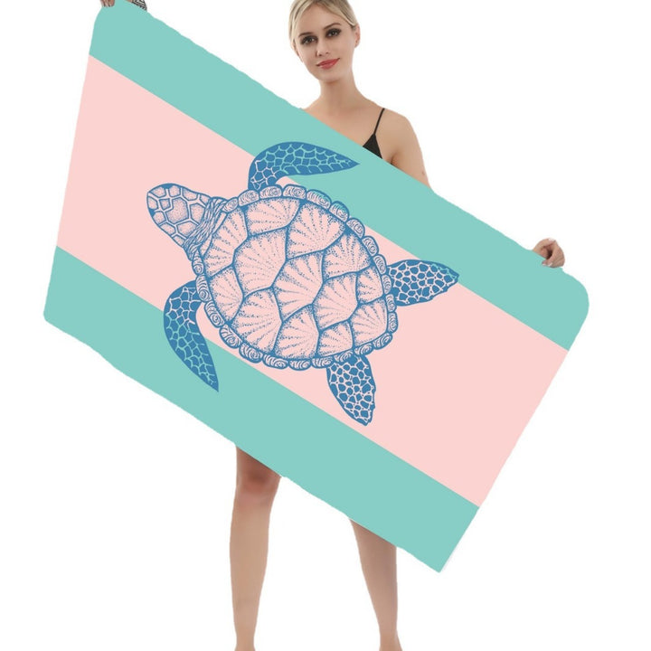 Beach towel with creative dolphin design Bowlift