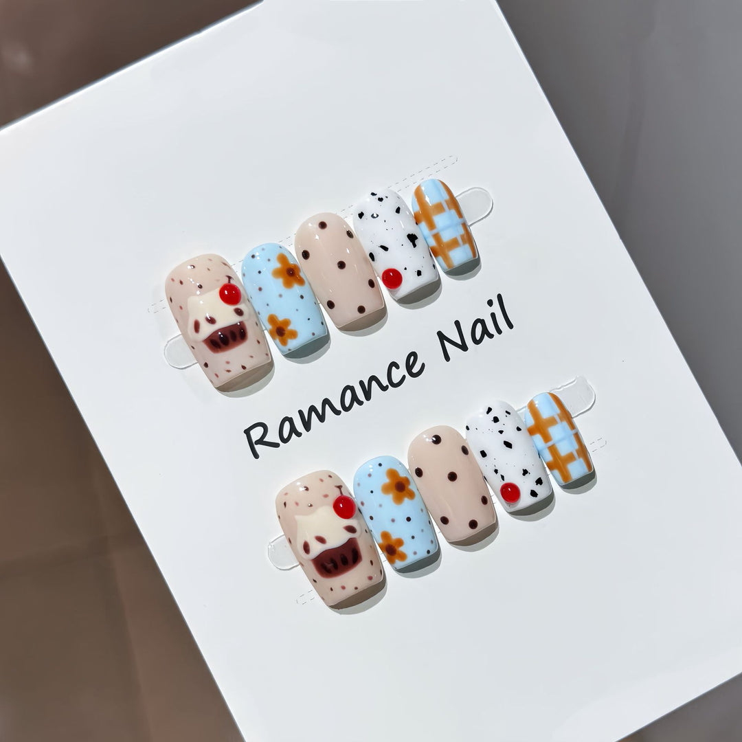 Decorative Themed Nail Art Set Bowlift