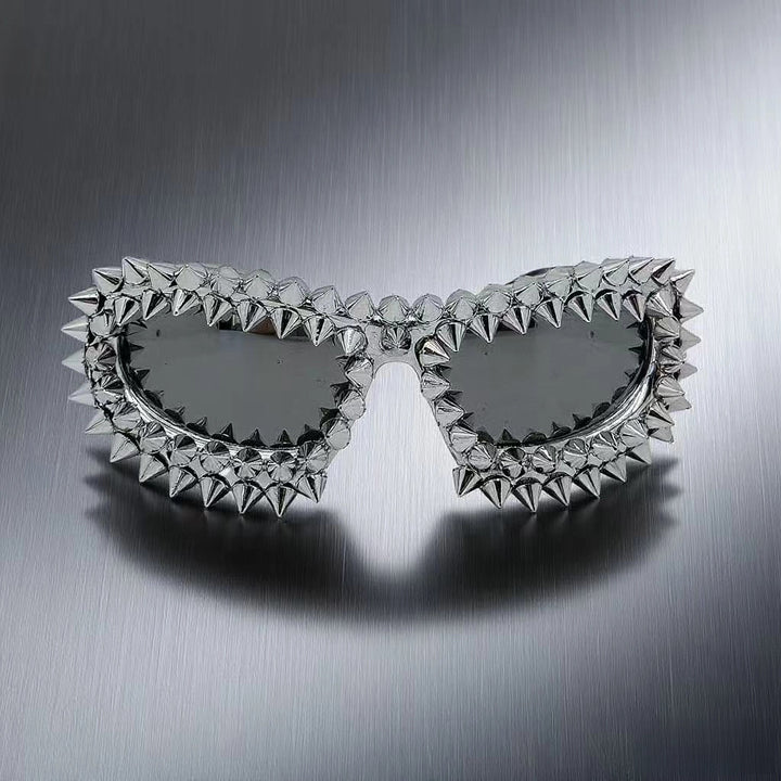 Women's statement sunglasses with creative stud accents Bowlift
