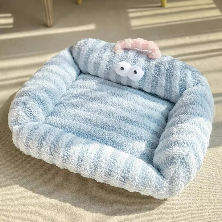 Cozy Striped  Cushion Bed  Dog Bed