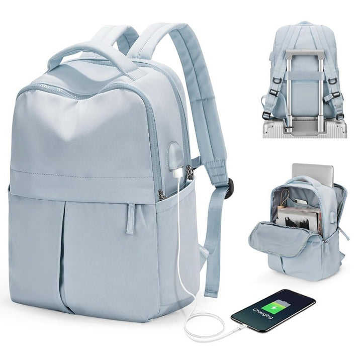 Multifunctional Laptop Backpack with USB Port and Versatile Compartments Bowlift
